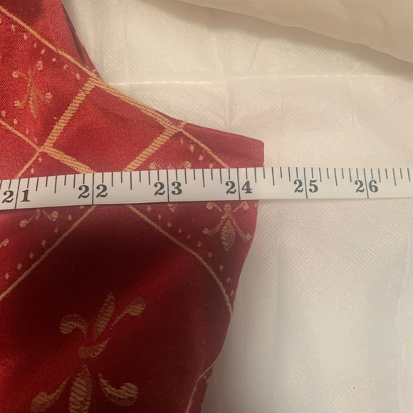 Rick red and gold gown. Plus size XXL.  Corset back. - Picture 5 of 9